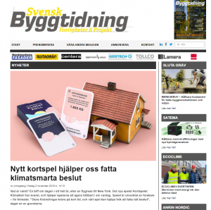 Klimatkoll svensk byggtidning