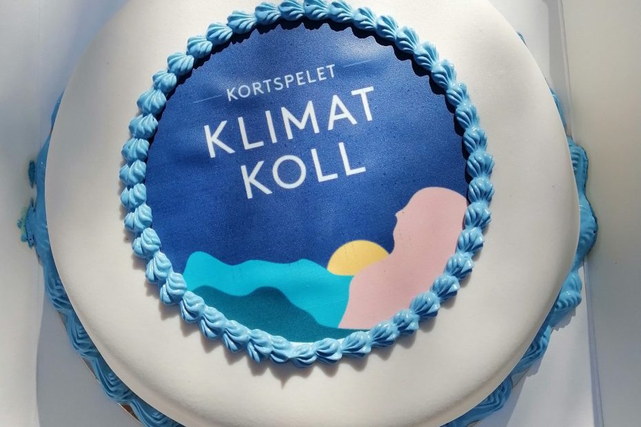 tårta avslutning formas-projekt klimatkoll skolsatsning